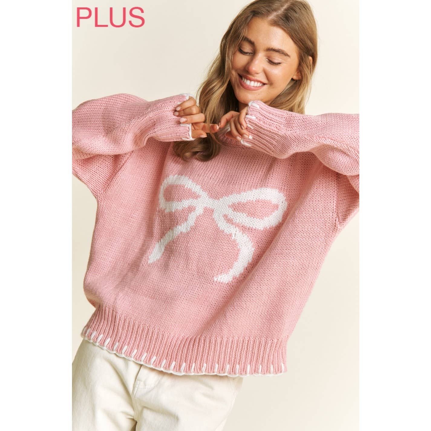 Blushing Bow Pullover
