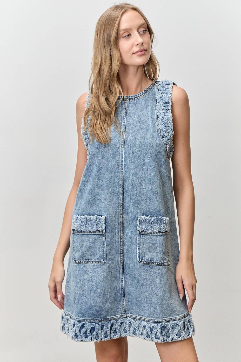 Coastal Romance Denim Dress