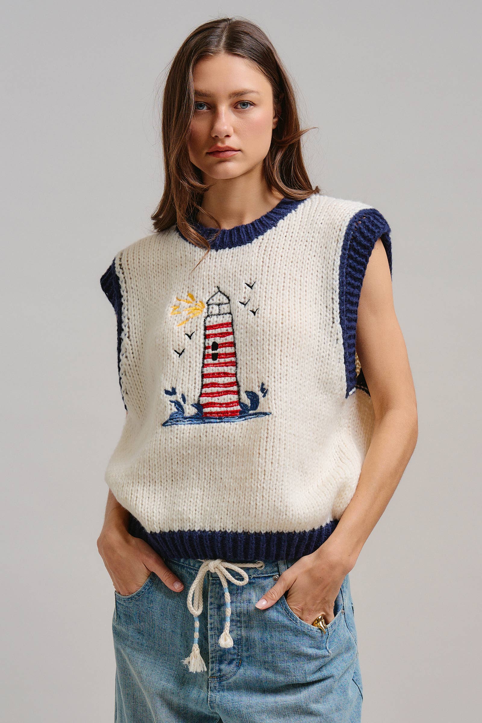 Lighthouse Sweater Vest