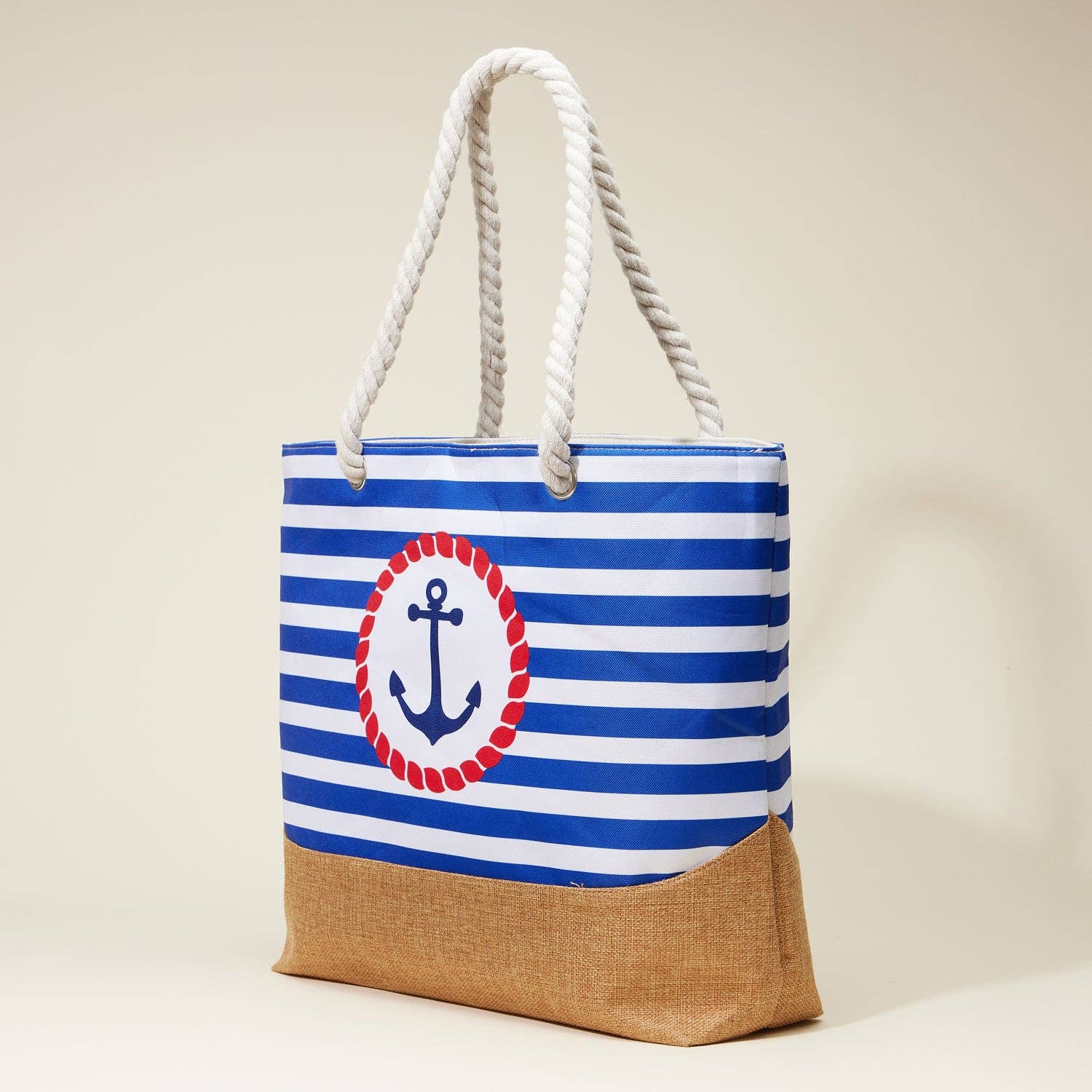 Anchored In Love Beach Tote
