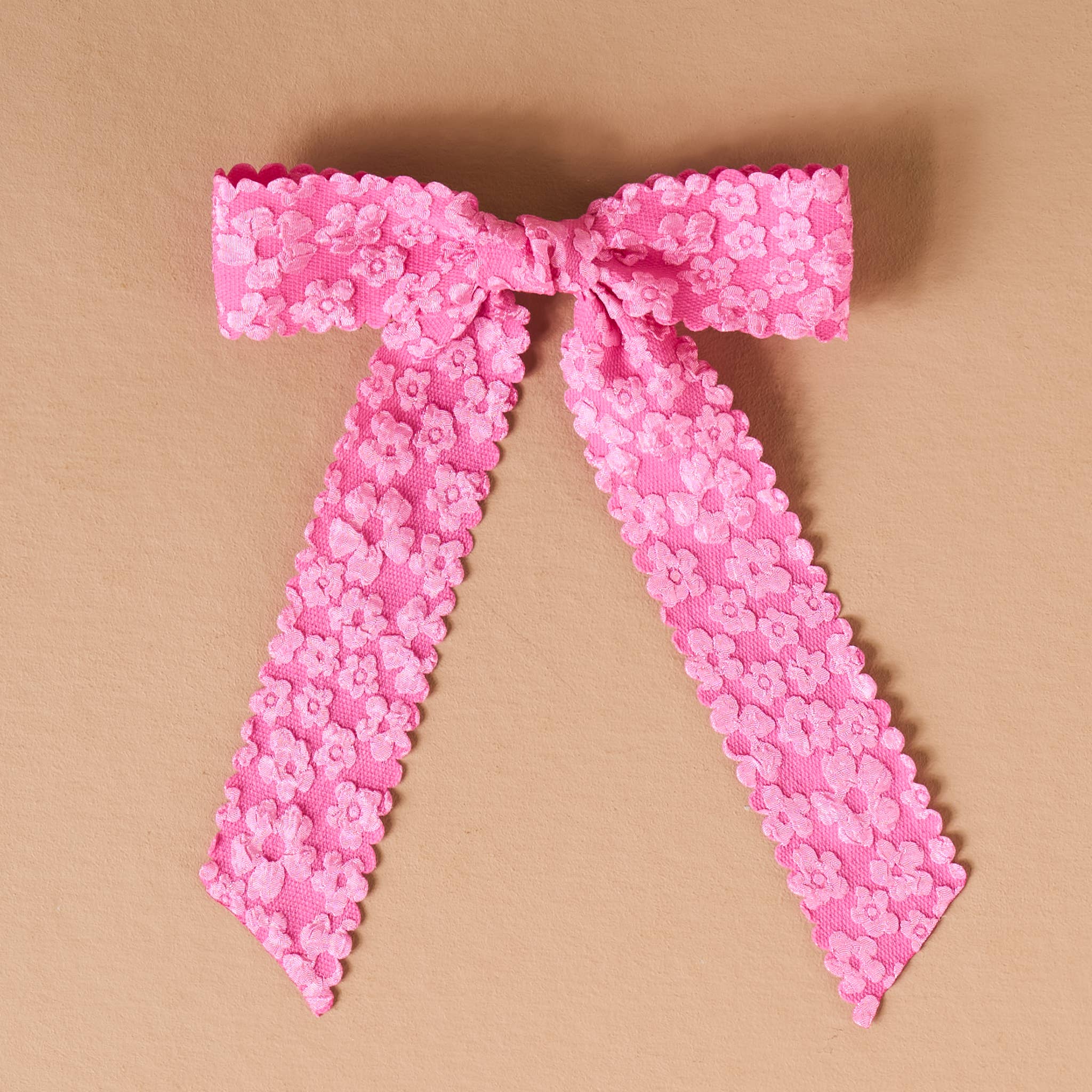 Darling Hair Bow - Hot Pink