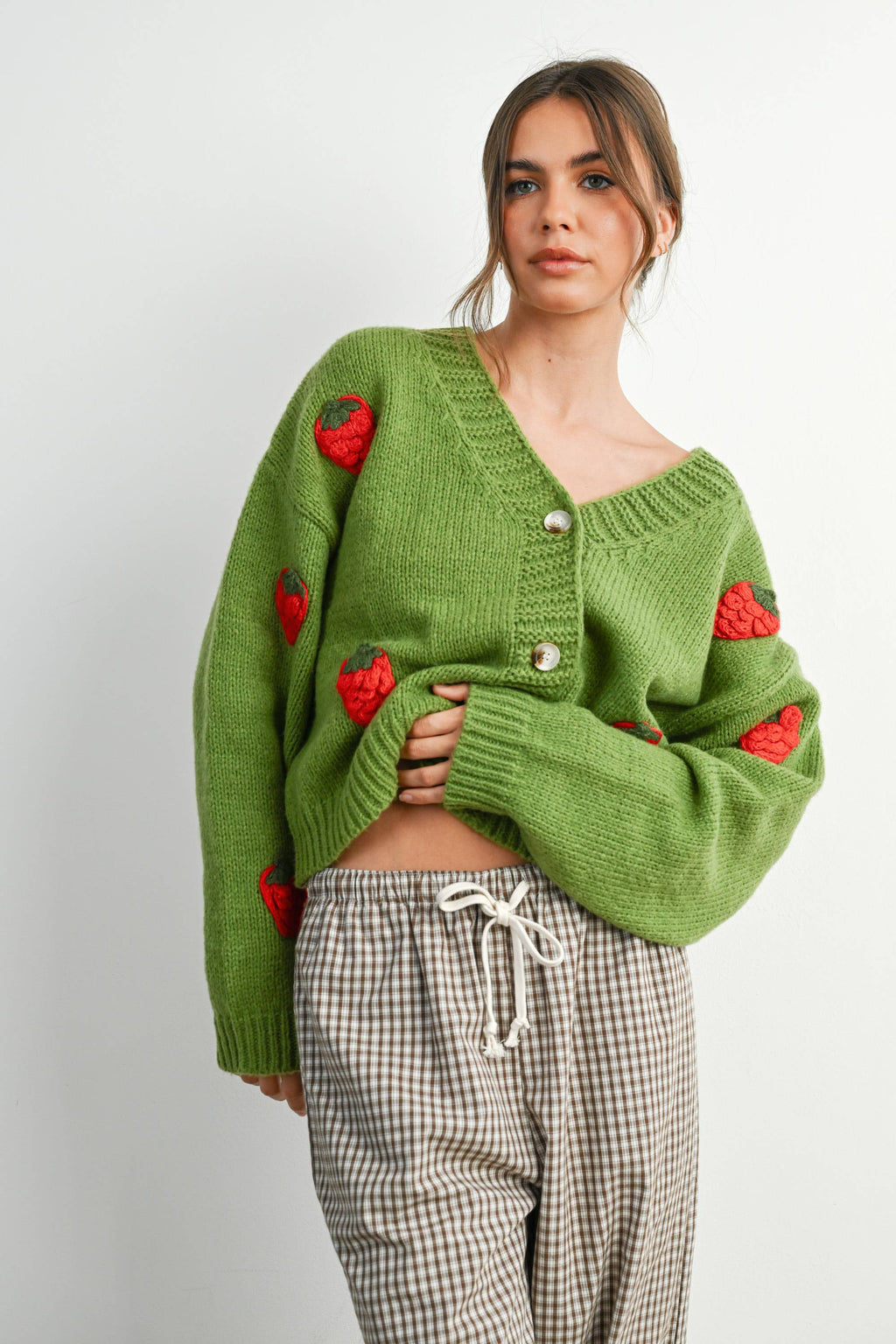 Strawberry Cardigan