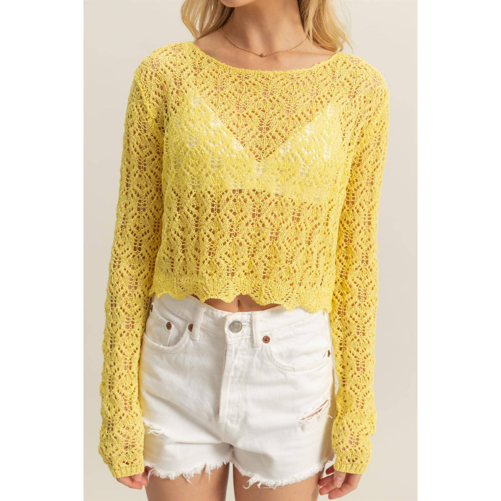 Wispy Crochet Top