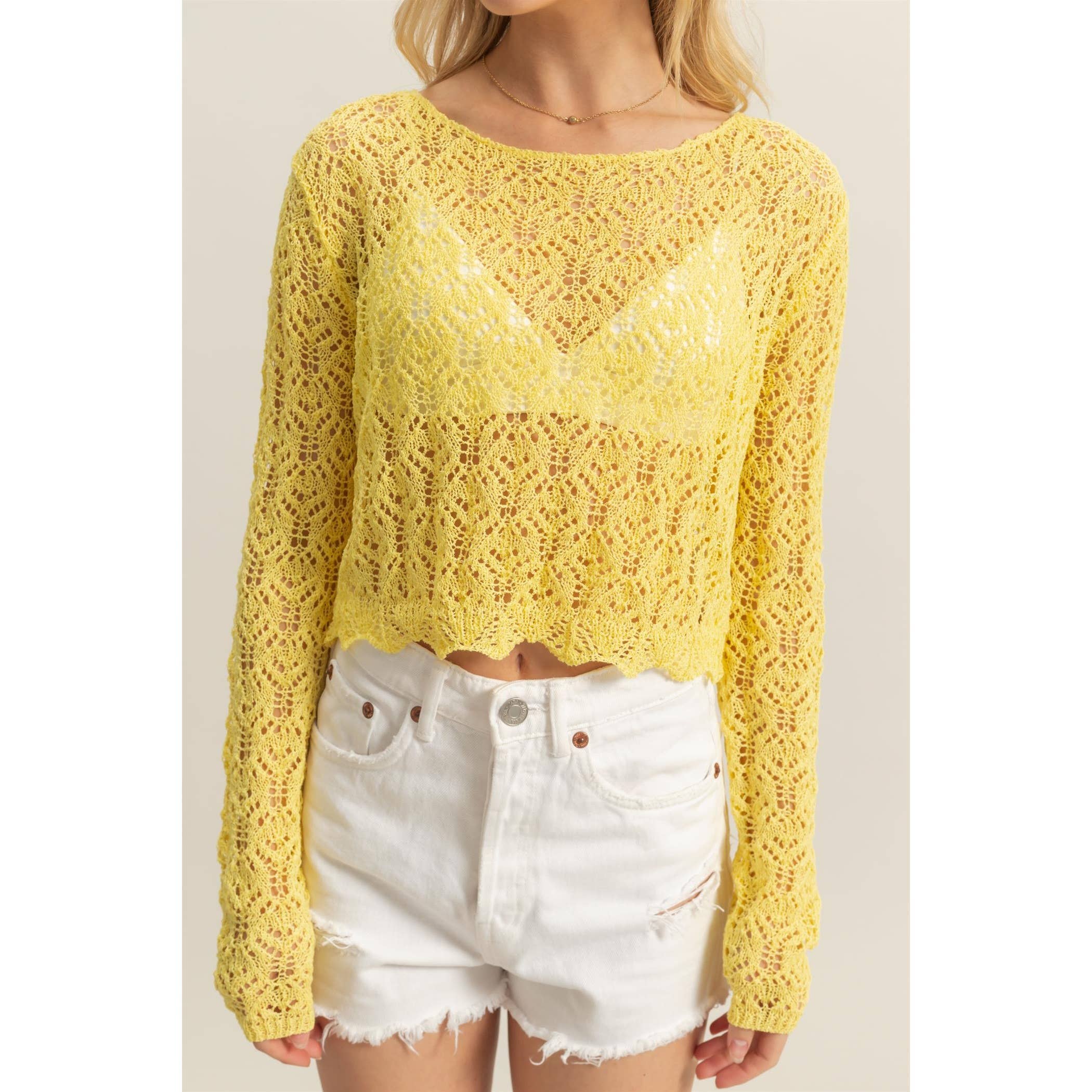 Wispy Crochet Top