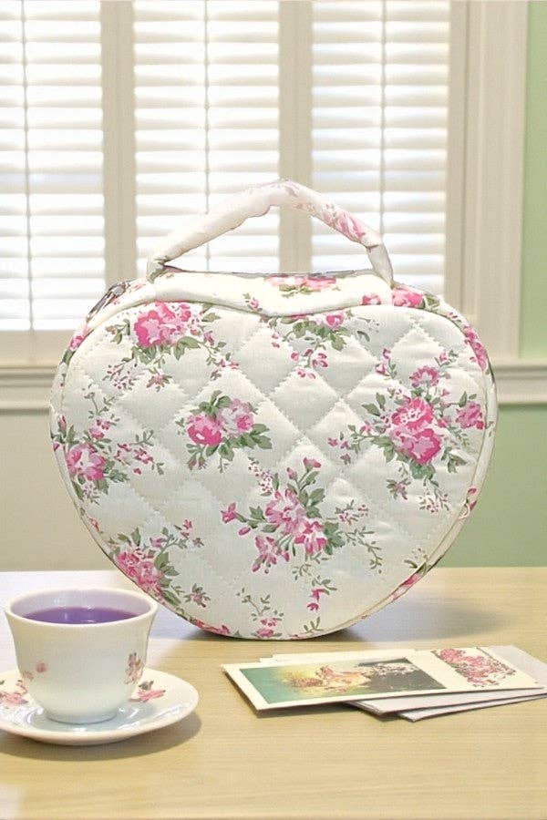 Sweetheart Travel Bag: Pink Floral