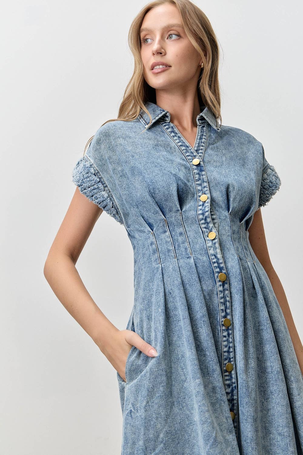 Lover’s Cove Denim Dress