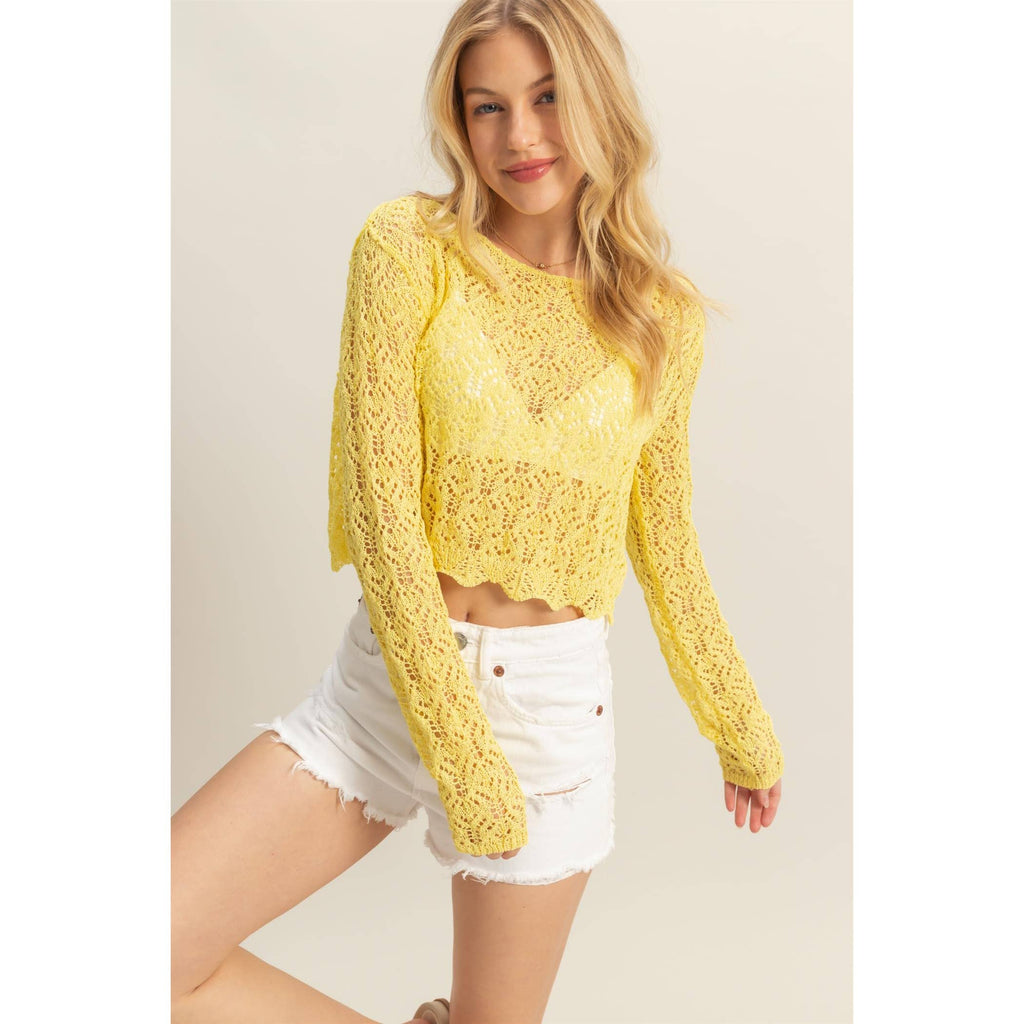 Wispy Crochet Top