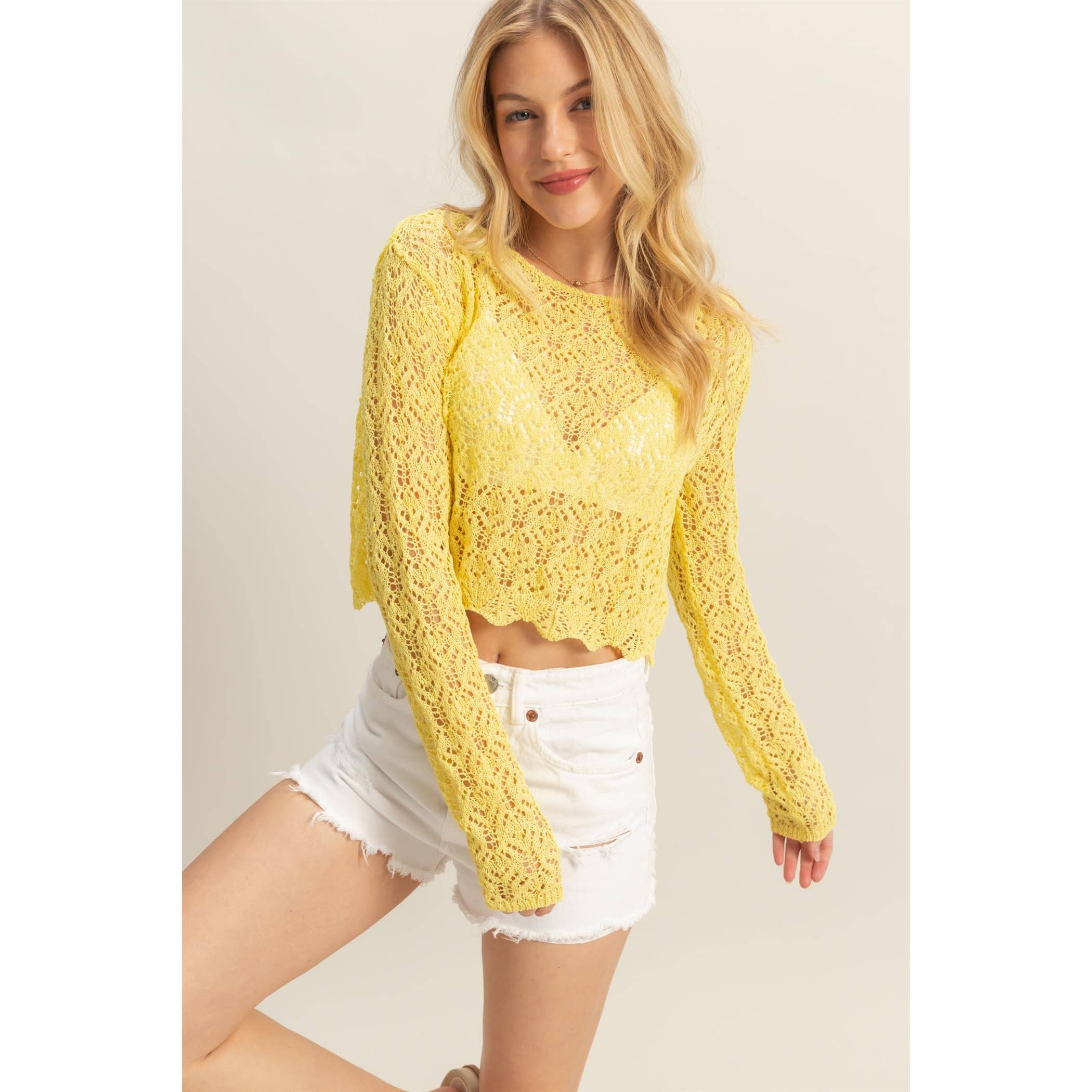 Wispy Crochet Top