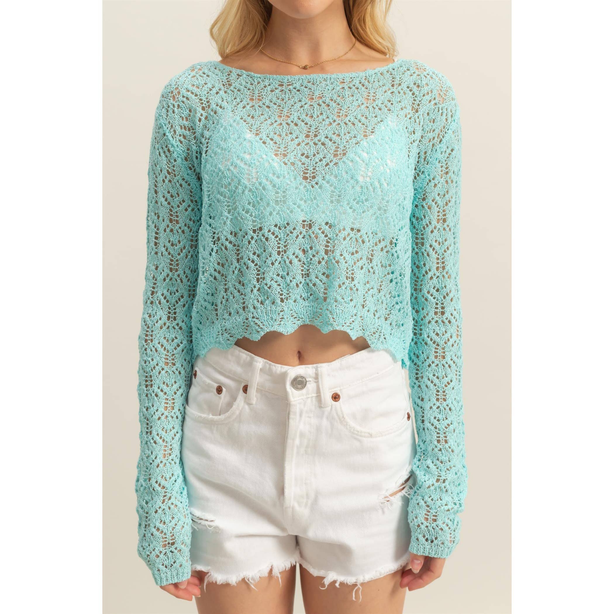 Wispy Crochet Top