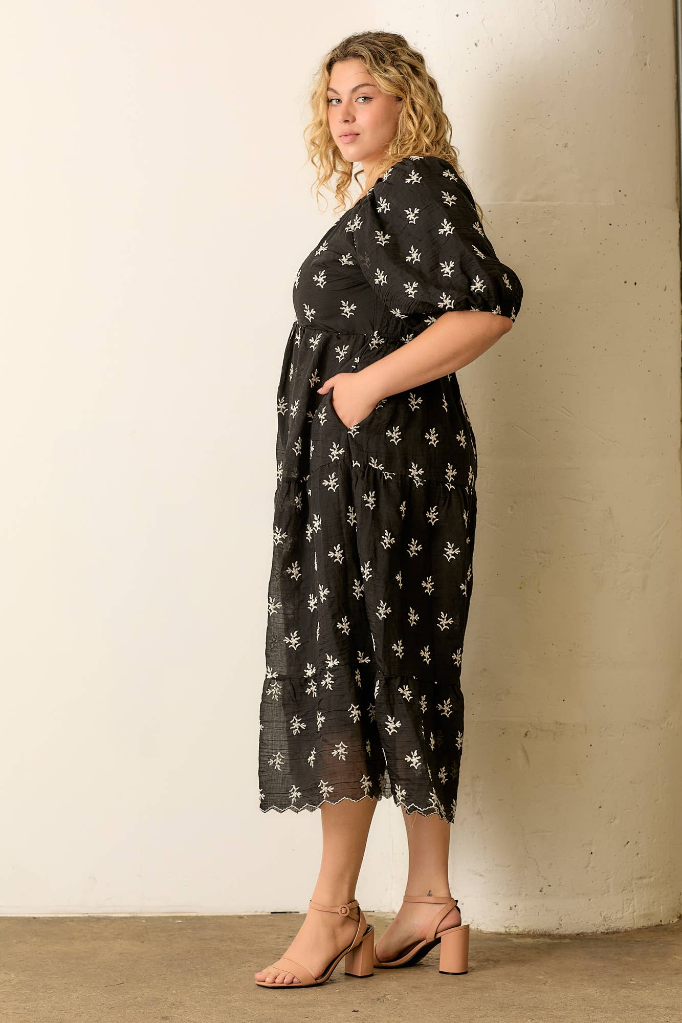 Moonlit Meadow Midi Dress