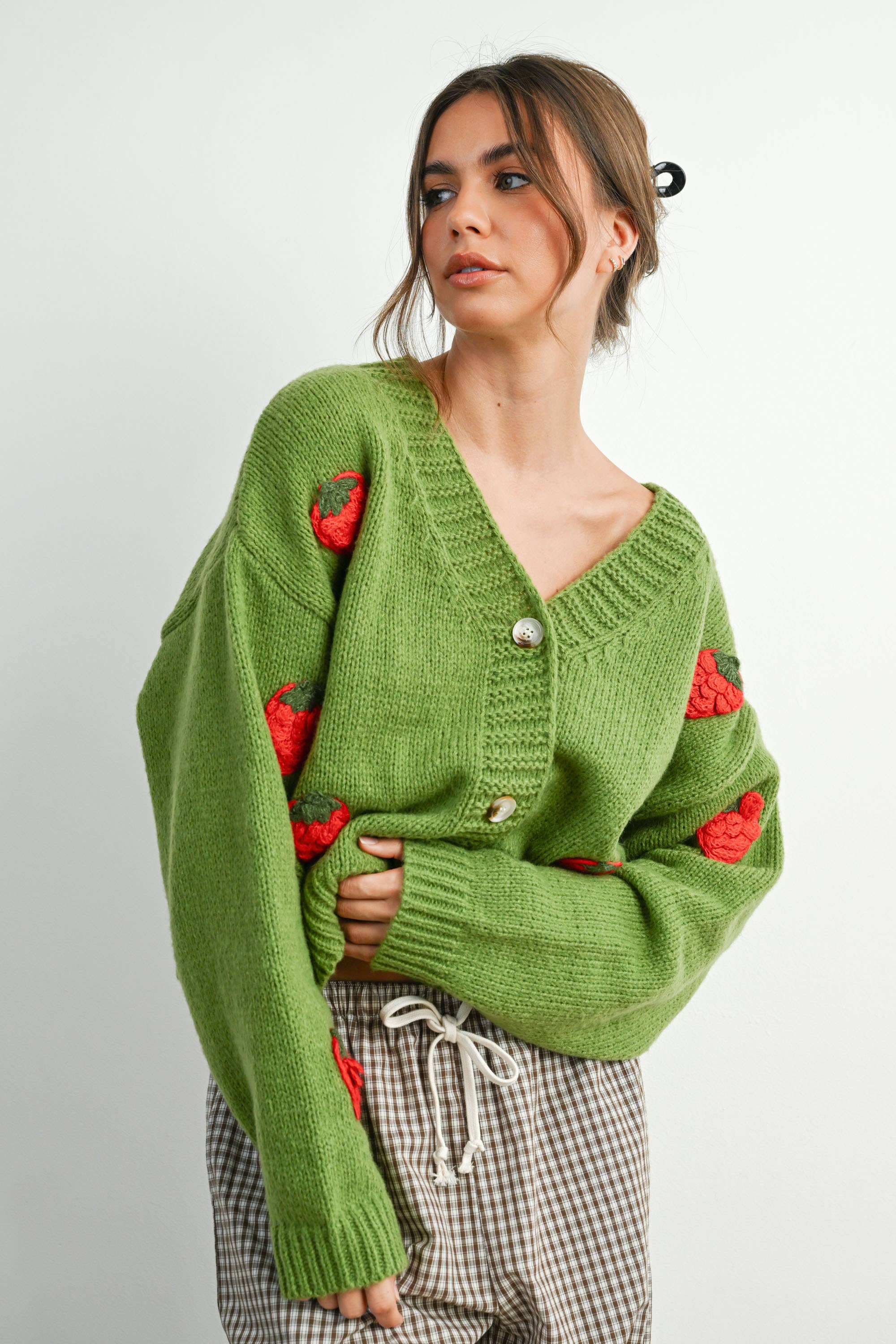 Strawberry Cardigan