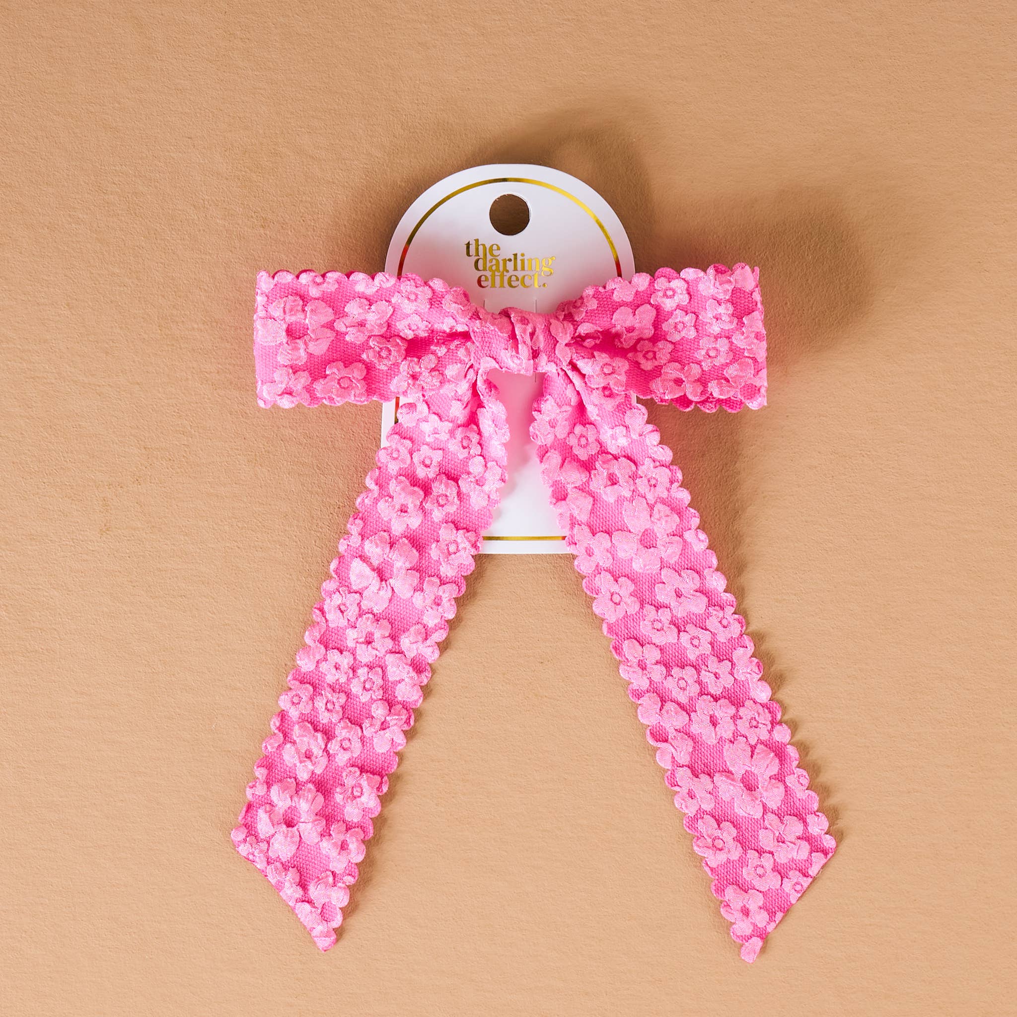 Darling Hair Bow - Hot Pink