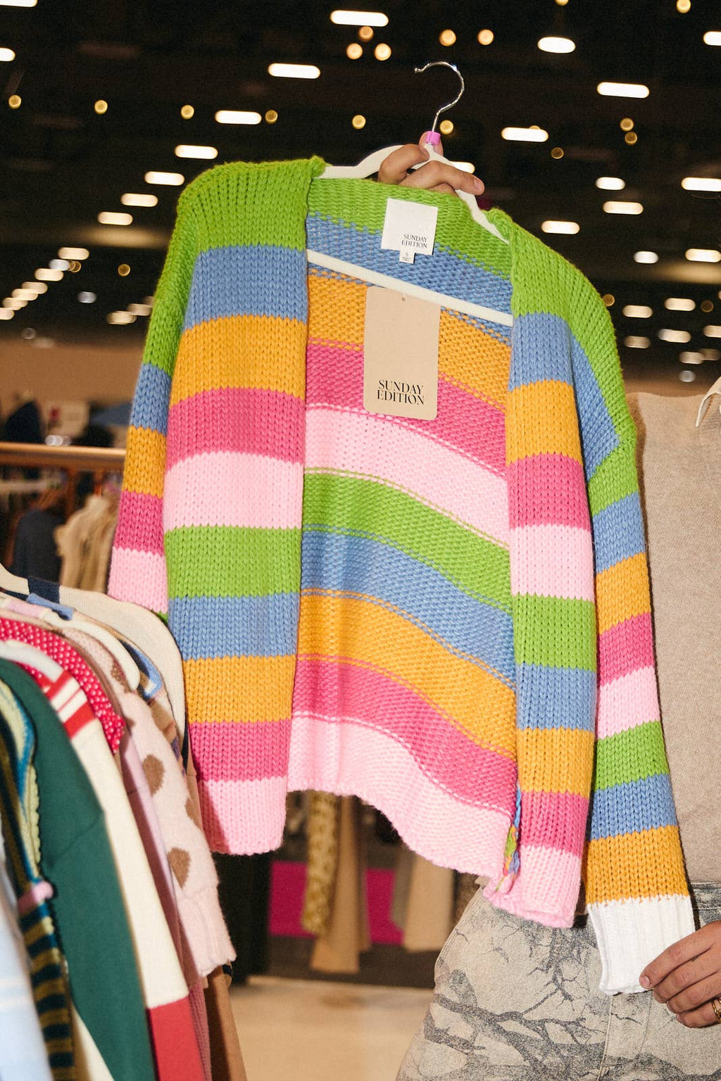 Bloom Stripe Cardigan