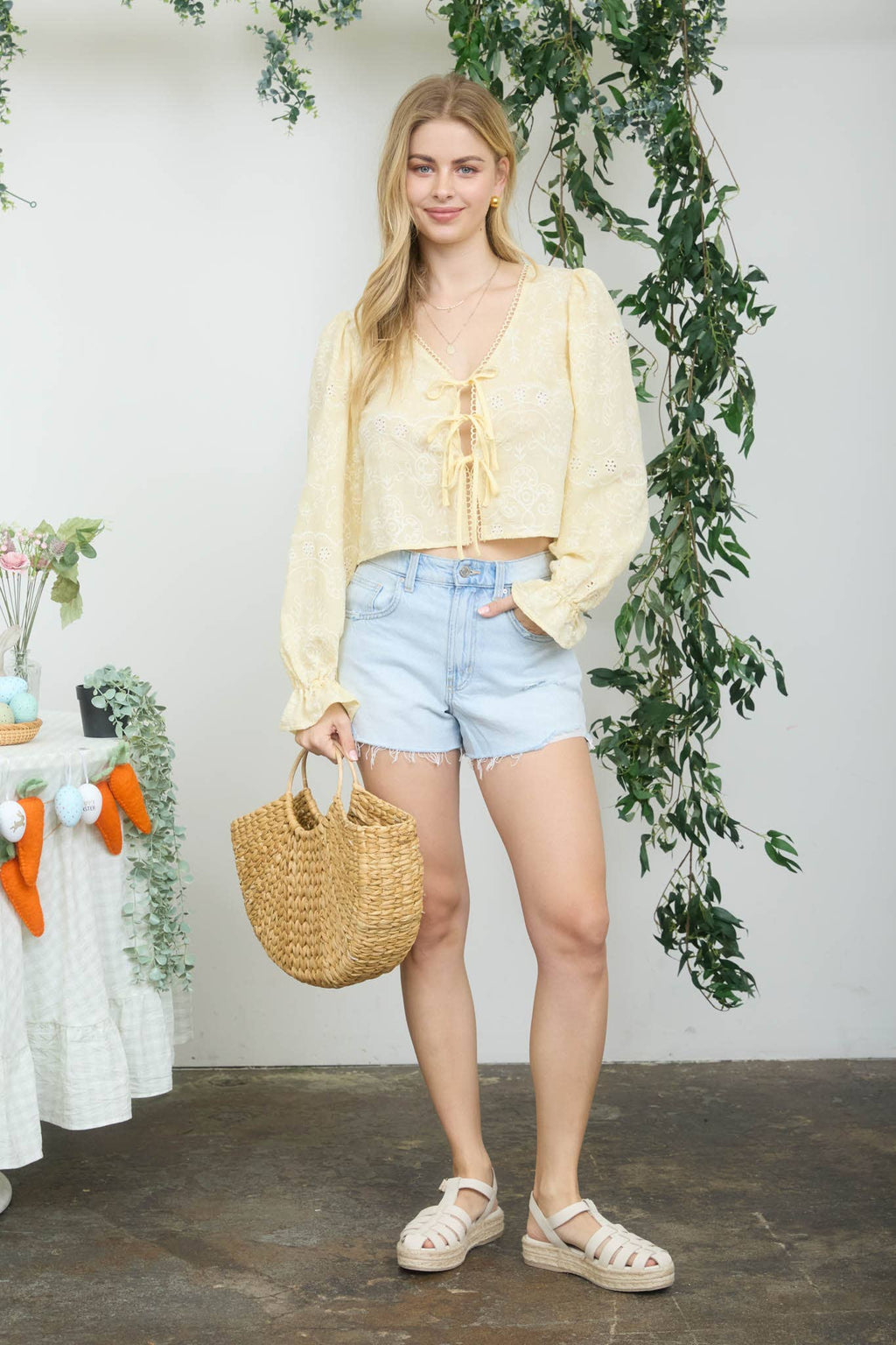 Soleil Embroidered Top