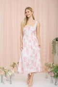 Evelina Corset Midi Dress