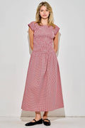 Selah Maxi Dress: Red