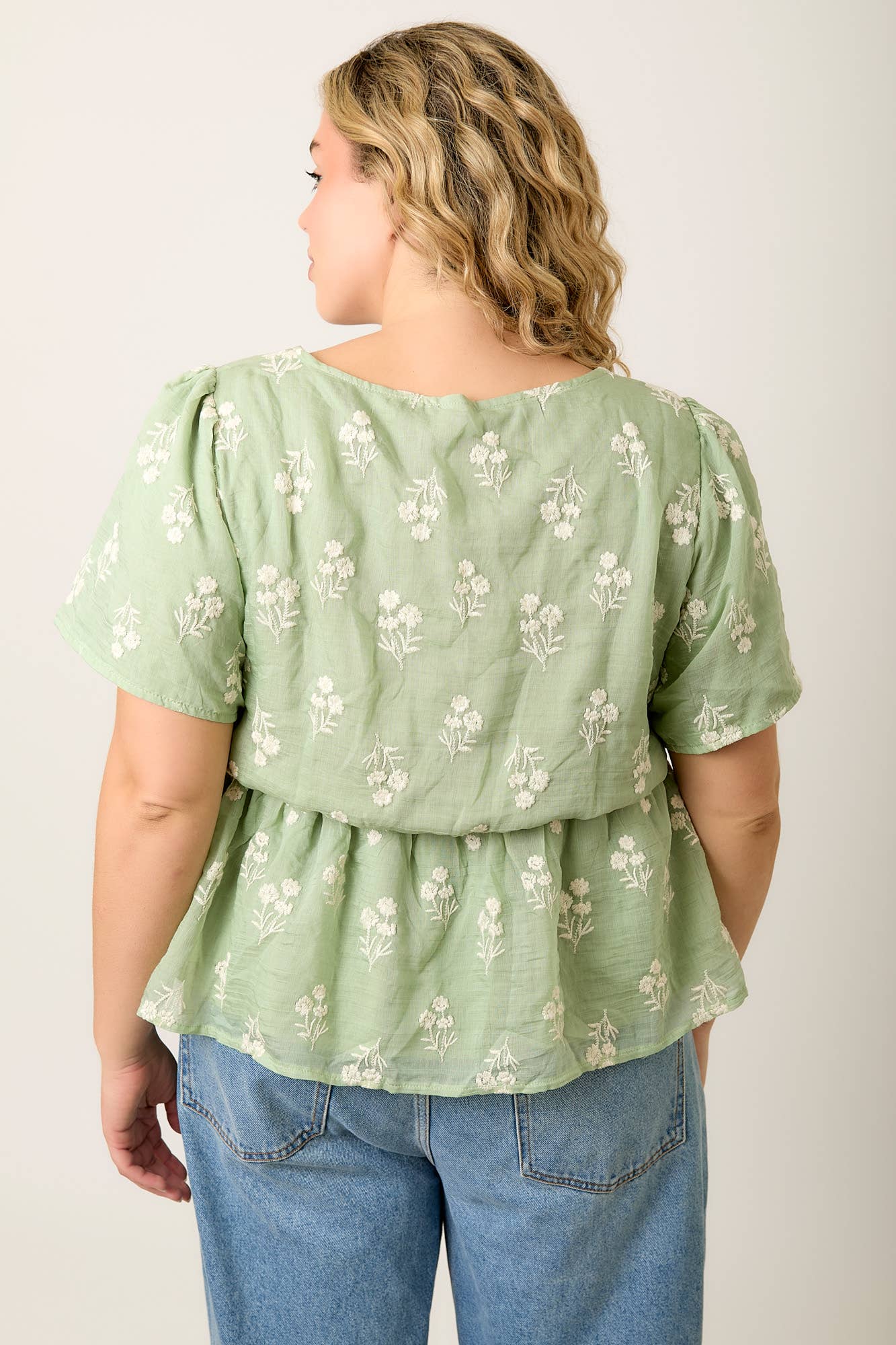 Sage Bloom Blouse
