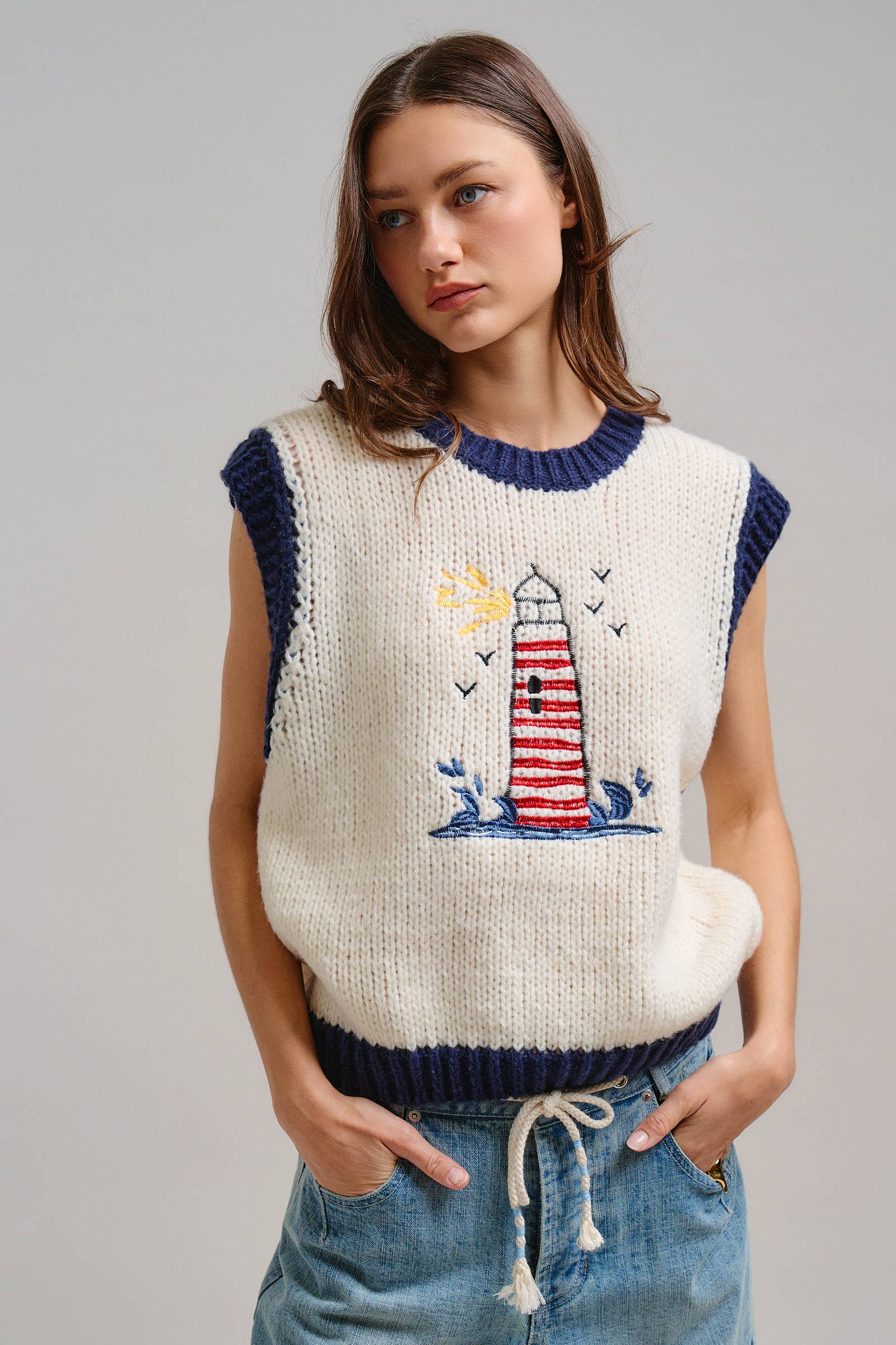 Lighthouse Sweater Vest