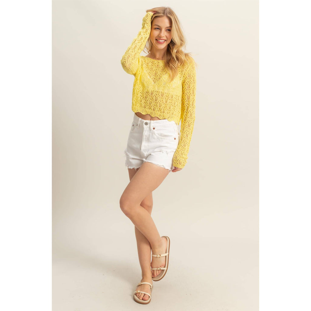 Wispy Crochet Top