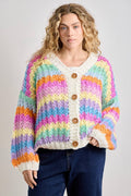 Rainbow Knit Cardigan