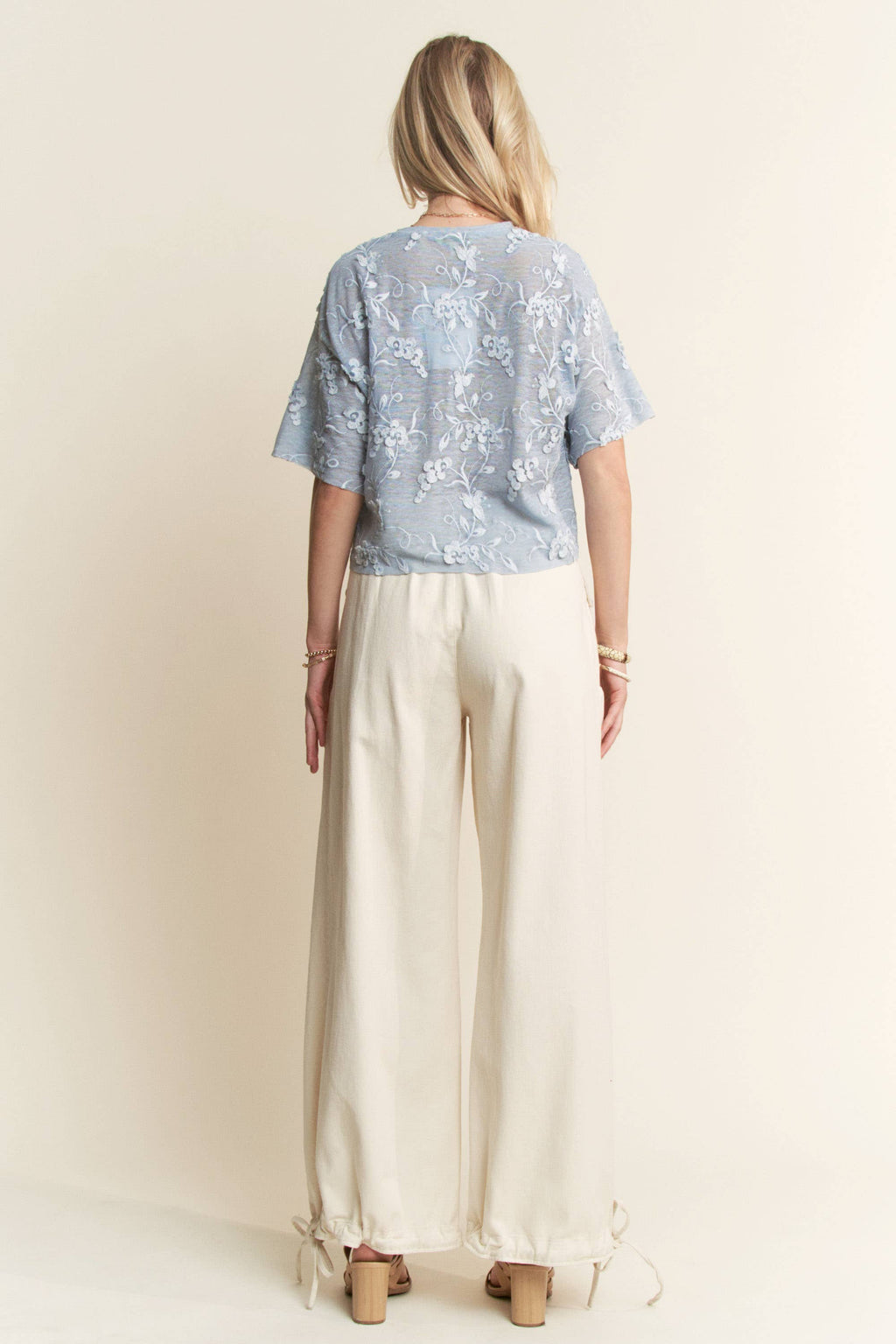 Floral Embroidered Top